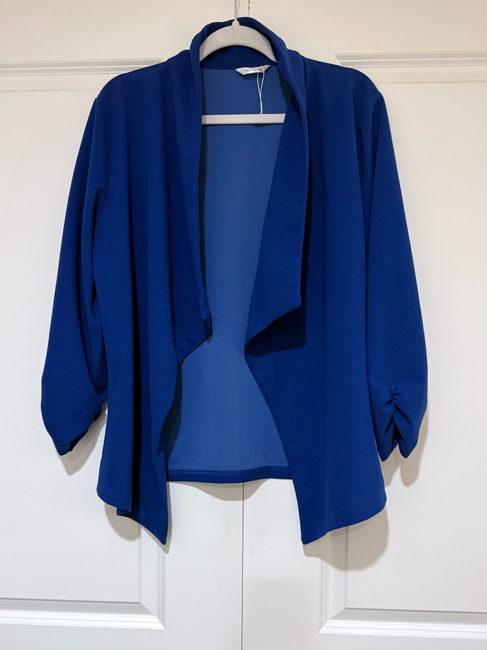 NWOT Draped Open-Front Blazer/Cardigan in Royal Blue
